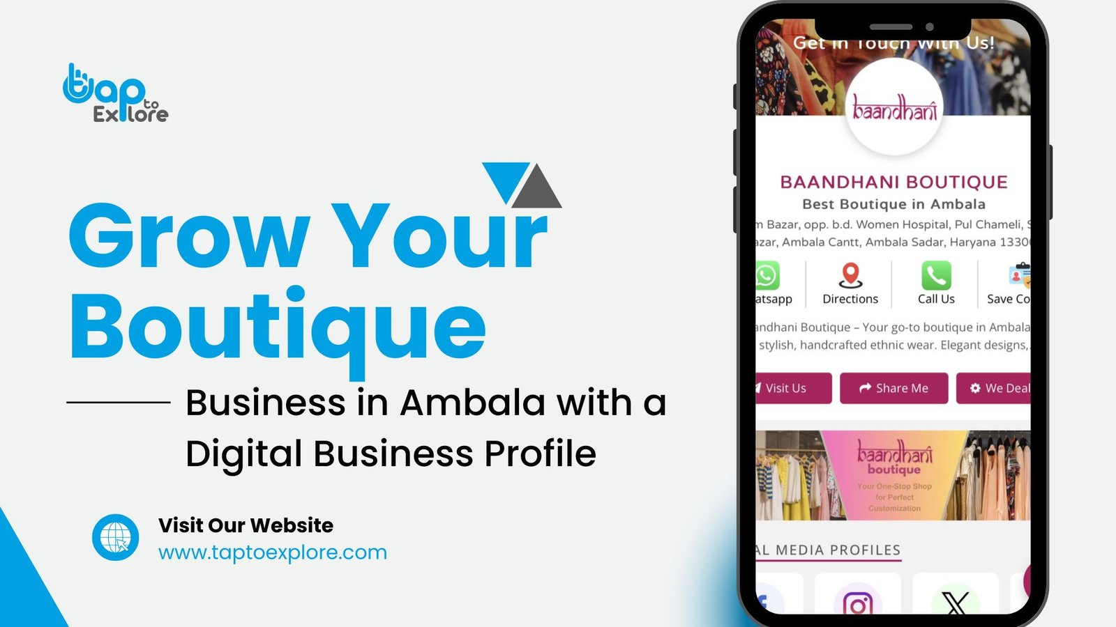 Grow Your Boutique Business in Ambala with a Digital Business Profile!