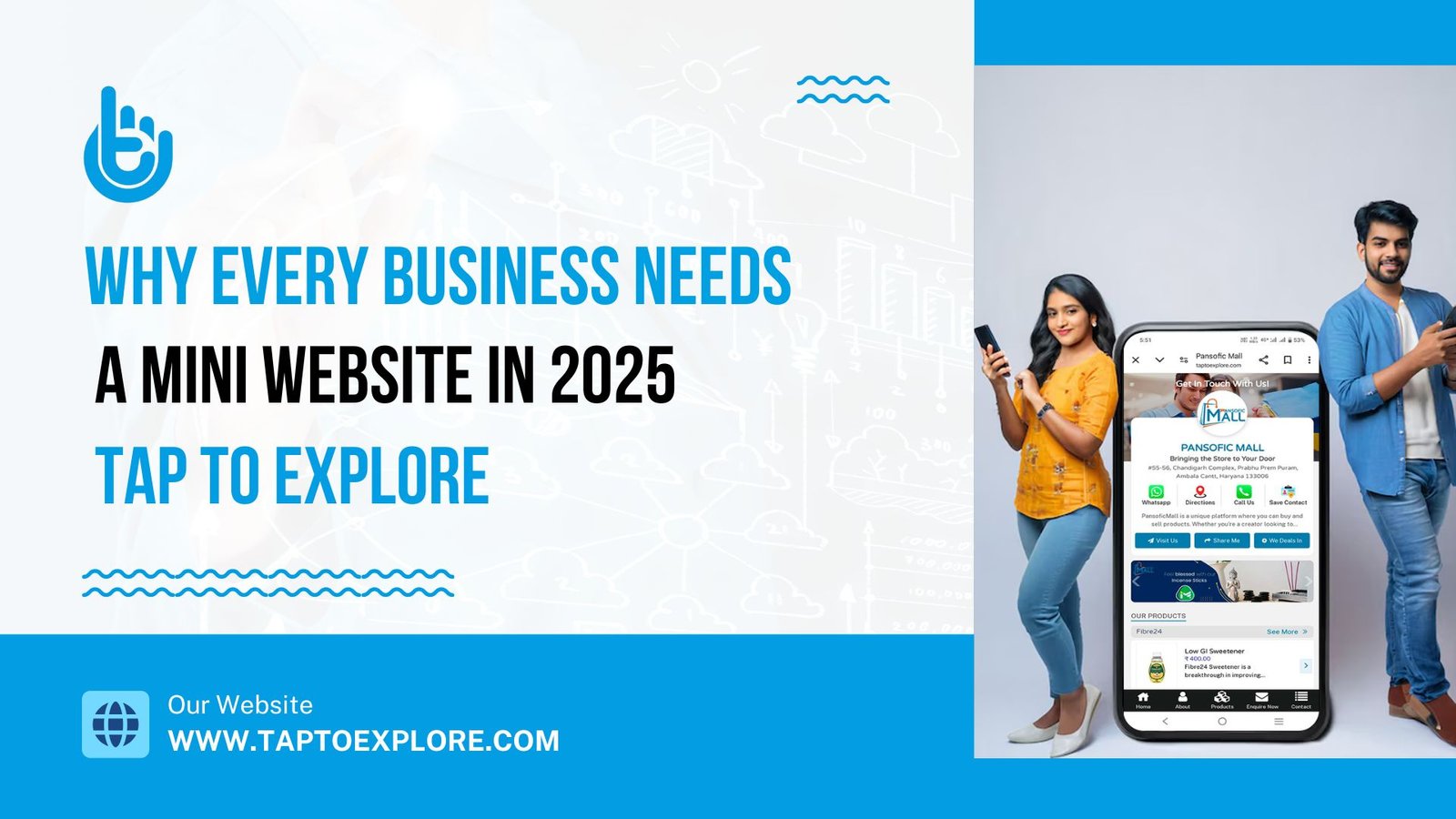 Why Every Business Needs a Mini Website in 2025 | Tap To Explore